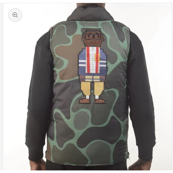 Rare RICH WEIRDO ALMIGHTY REVERSIBLE VEST Sz XL Minecraft retails for $130dls - Picture 2 of 13